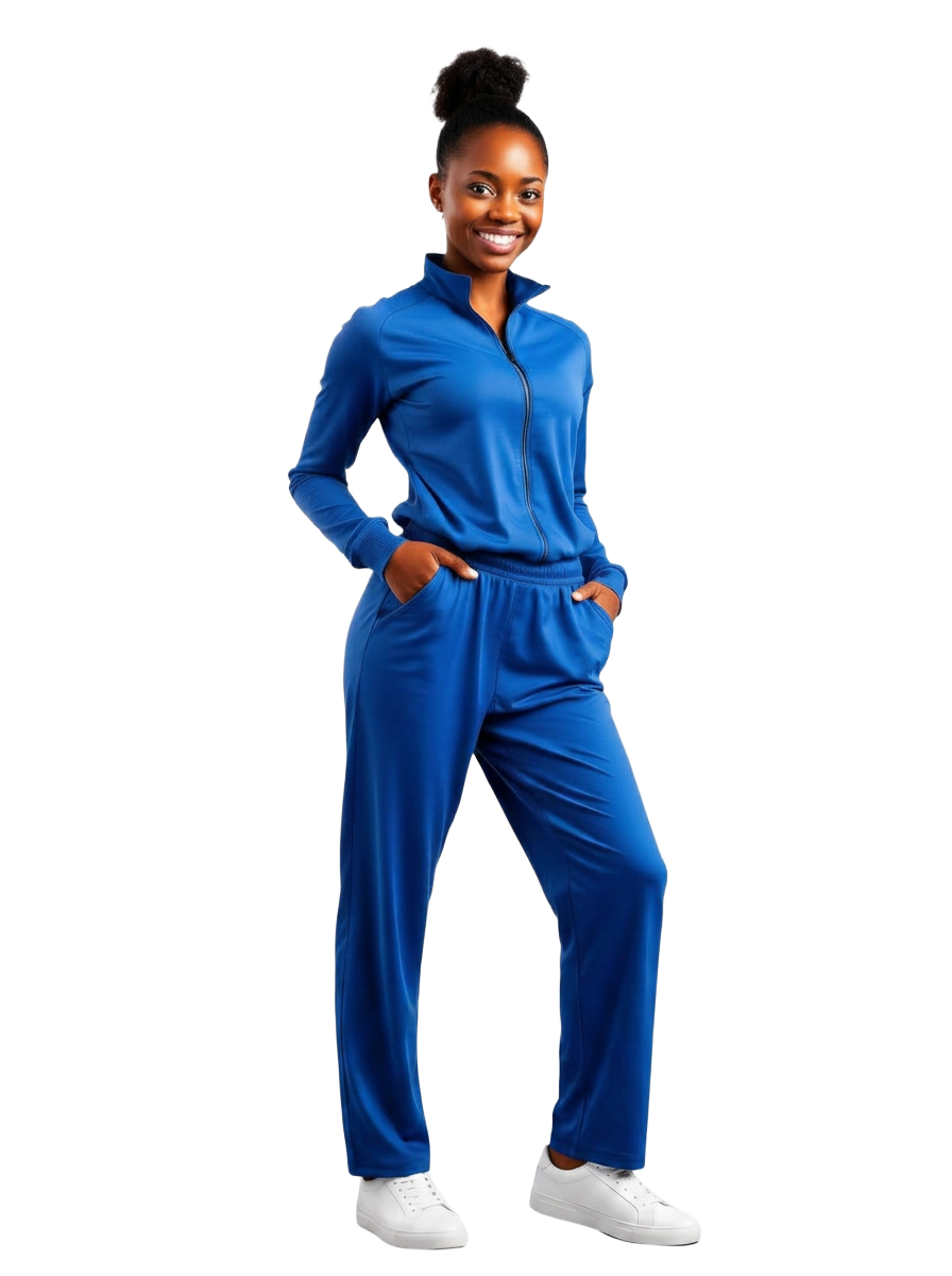 Woman looking energized and confident