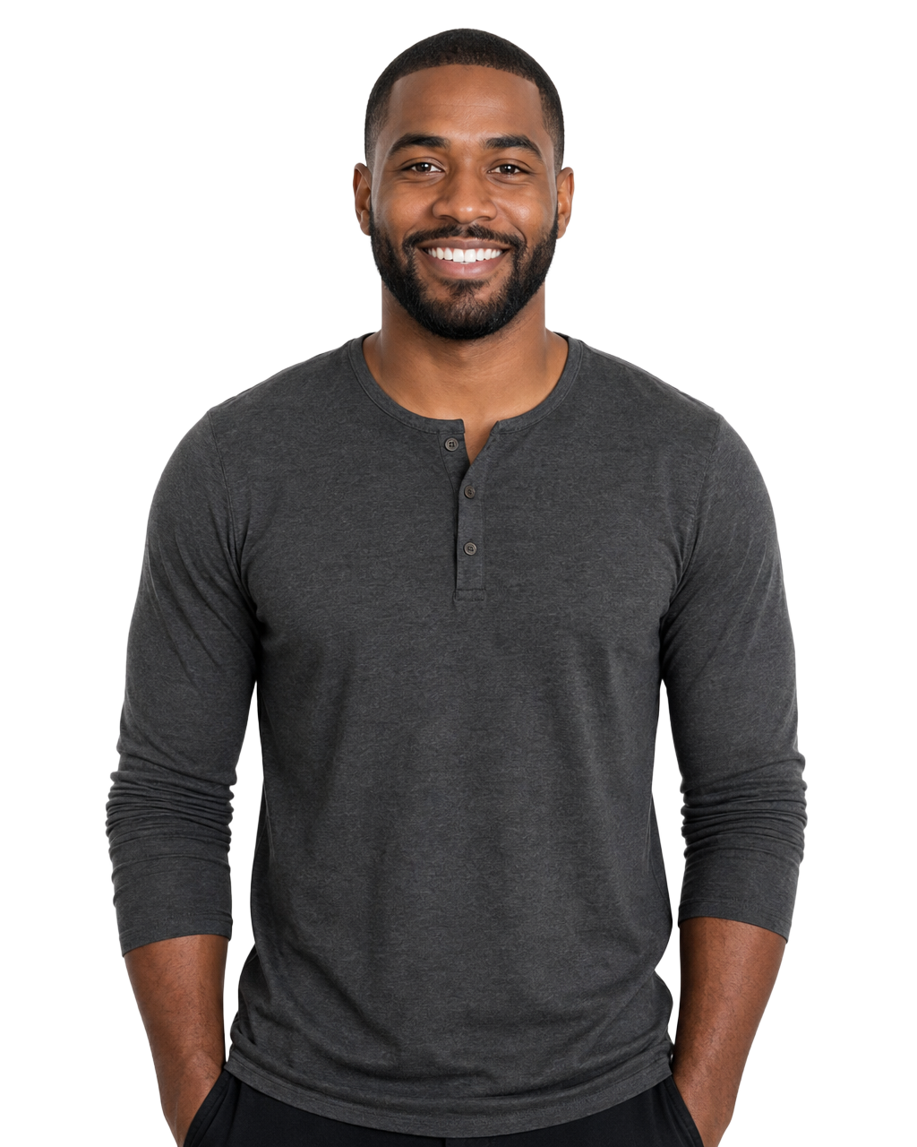 Smiling healthy man